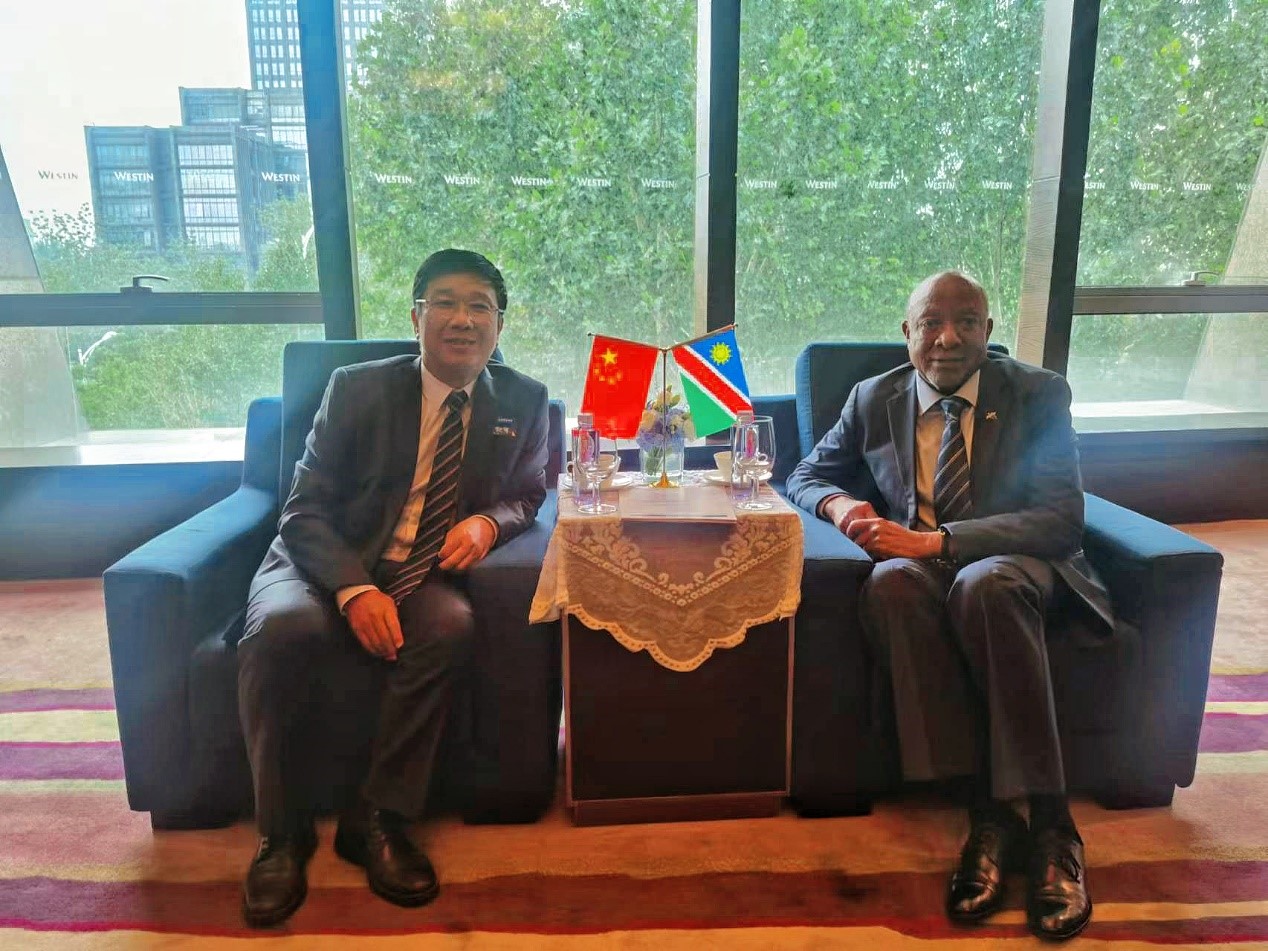 中非合作论坛期间Lewin乐玩资源 董事长王平卫拜会三国总统